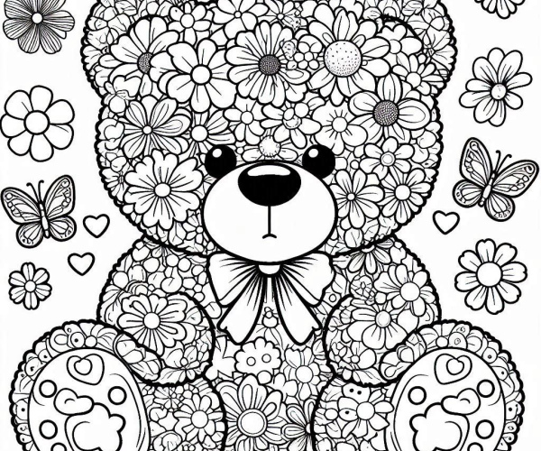 6 Flower collages